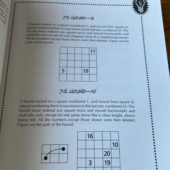 Giant Book of Challenging Thinking Puzzles & Giant Book of MENSA Mind Chsllenges - Picture 4 of 10